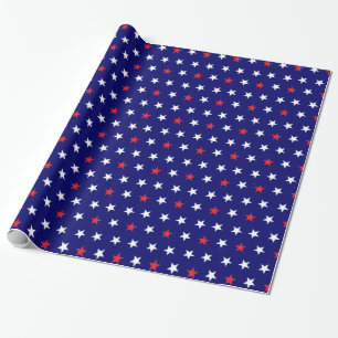 Patriottische Sterren 2 Cadeaupapier