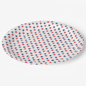 Patriottische Sterren 4 juli Papieren Borden ☆★ ☆★ Bordje (Gekanteld)