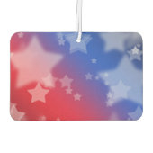 Patriottische sterren Air Freshener Luchtverfrisser (Achterkant)
