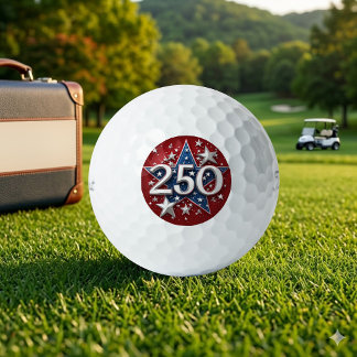 Patriottische sterren Amerikaanse erfgoed 250 onaf Golfballen