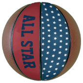 Patriottische Sterren Basketbal (Verticaal)