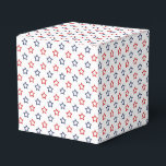 Patriottische sterren bedankdoosjes<br><div class="desc">Deze cadeauverpakkingsdoos is afgebeeld met een rode,  witte en blauwe sterrenprint.  
Kies uit vele stijlen,  pas dit item aan of koop het zoals het is.




Gelicentieerde print</div>