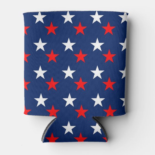 Patriottische sterren blikjeskoeler (Voorkant)