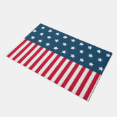 Patriottische sterren deurmat vloerkleed (Schuin)