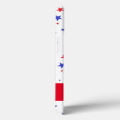 Patriottische sterren en initiële cel iPhone telef Case-Mate iPhone Case (Achterkant / Rechts)