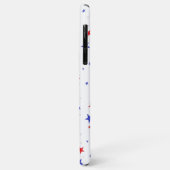 Patriottische sterren en initiële mobiele telefoon Case-Mate iPhone case (Achterkant/links)