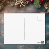 Patriottische sterren en lichten Vakantiekrans Bed Briefkaart