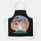 Patriottische sterren en strepen 4 juli Keuken Apr Schort (Voorkant)