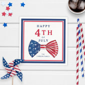 Patriottische sterren en strepen 4 juli servet