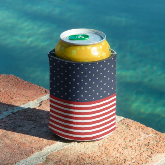 patriottische sterren en strepen flesjeskoeler (Insitu Zwembad)