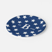 Patriottische sterren en strepen juli 4 Party Papieren Bordje (Gekanteld)