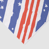 Patriottische sterren en strepen tissuepapier (Detail)