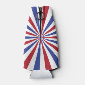 Patriottische sterren en strepen Welkom Home met N Flesjeskoeler (Achterkant)