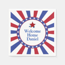 Patriottische sterren en strepen Welkom Home
