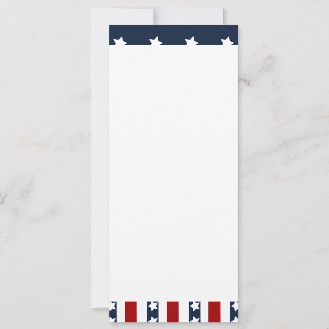 Patriottische sterren en Stripes American Flag Des (Voorkant)