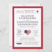 Patriottische sterren en Stripes Americana Aankondiging (Voorkant)