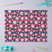 Patriottische sterren en Stripes  Tissuepapier (Craft)