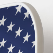 Patriottische sterren en Stripes Vlag VSA Pickleball Paddle (Links Detail)