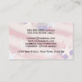 Patriottische sterren en Stripes Watermerk Simple Visitekaartje (Achterkant)