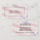 Patriottische sterren en Stripes Watermerk Simple Visitekaartje (Voorkant / Achterkant)