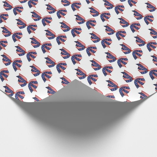  patriottische sterren en strips cadeaupapier (Hoek)