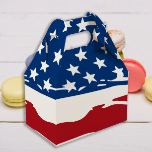 Patriottische sterren en strips van Birthday Bedankdoosjes