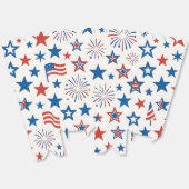 Patriottische Sterren Favor Doos Bedankdoosjes (Ongevouwen)