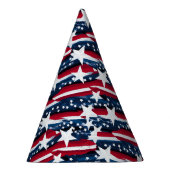 Patriottische sterren feesthoed feesthoedjes (Rechts)