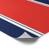 Patriottische sterren Gedekte fotocollage Poster (Hoek)