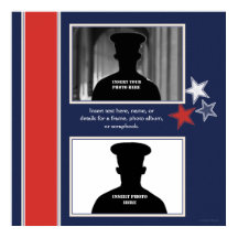 Patriottische sterren Gedekte fotocollage