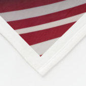 Patriottische Sterren Hart Dekbed Fleece Deken (Hoek)