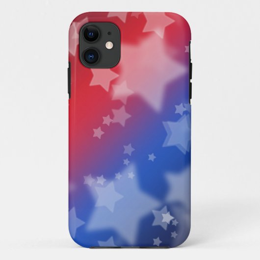 Patriottische sterren iPhone 5 hoesje (Achterkant)