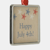 Patriottische sterren Juli 4e Ornament (Rechts)