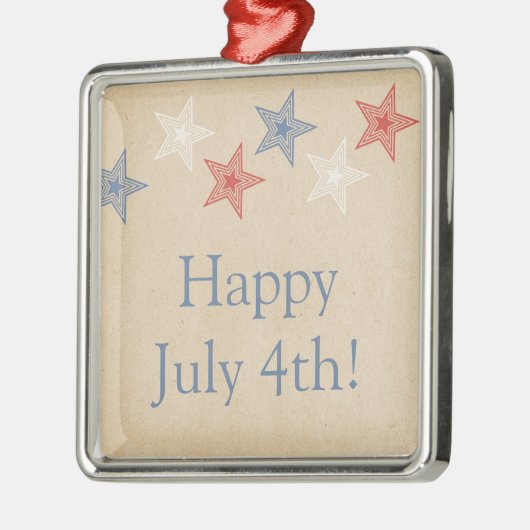 Patriottische sterren Juli 4e Ornament (Links)