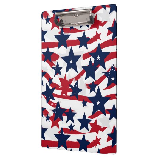 Patriottische sterren klembord (Links)