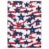 Patriottische sterren klembord (Achterkant)