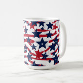 Patriottische sterren koffiemok (Voorkant rechts)