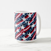Patriottische sterren koffiemok (Voorkant rechts)