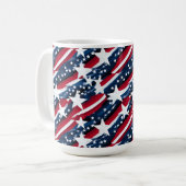 Patriottische sterren koffiemok (Voorkant links)