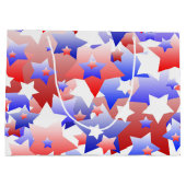 Patriottische sterren large cadeautasje (Achterkant)