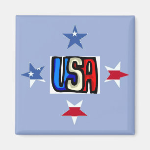 Patriottische sterren Magnet