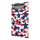 Patriottische sterren mini klembord (Angled2)