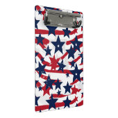 Patriottische sterren mini klembord (Schuin)