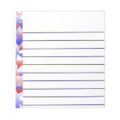 Patriottische sterren notitieblok (Voorkant)