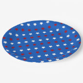 Patriottische sterren papieren bordje (Gekanteld)