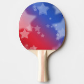 Patriottische sterren Ping Pong Paddle Tafeltennisbatje (Voorkant)