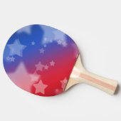 Patriottische sterren Ping Pong Paddle Tafeltennisbatje (Zijkant)