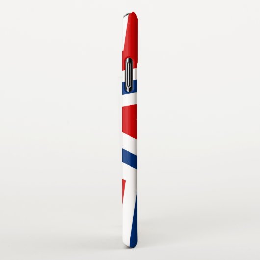 Patriottische sterren Rood wit en blauw kleurig iPhone Hoesje (Rechterkant)