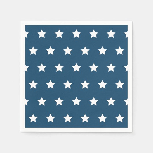 Patriottische sterren servetten (Voorkant)