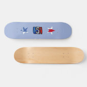 Patriottische sterren skateboard (Horizontaal)